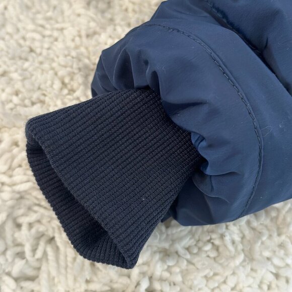 Mother's Babybear Infant Winter Snowsuit Parka Navy Fluffy Jacket Size 18-24 - Picture 8 of 11